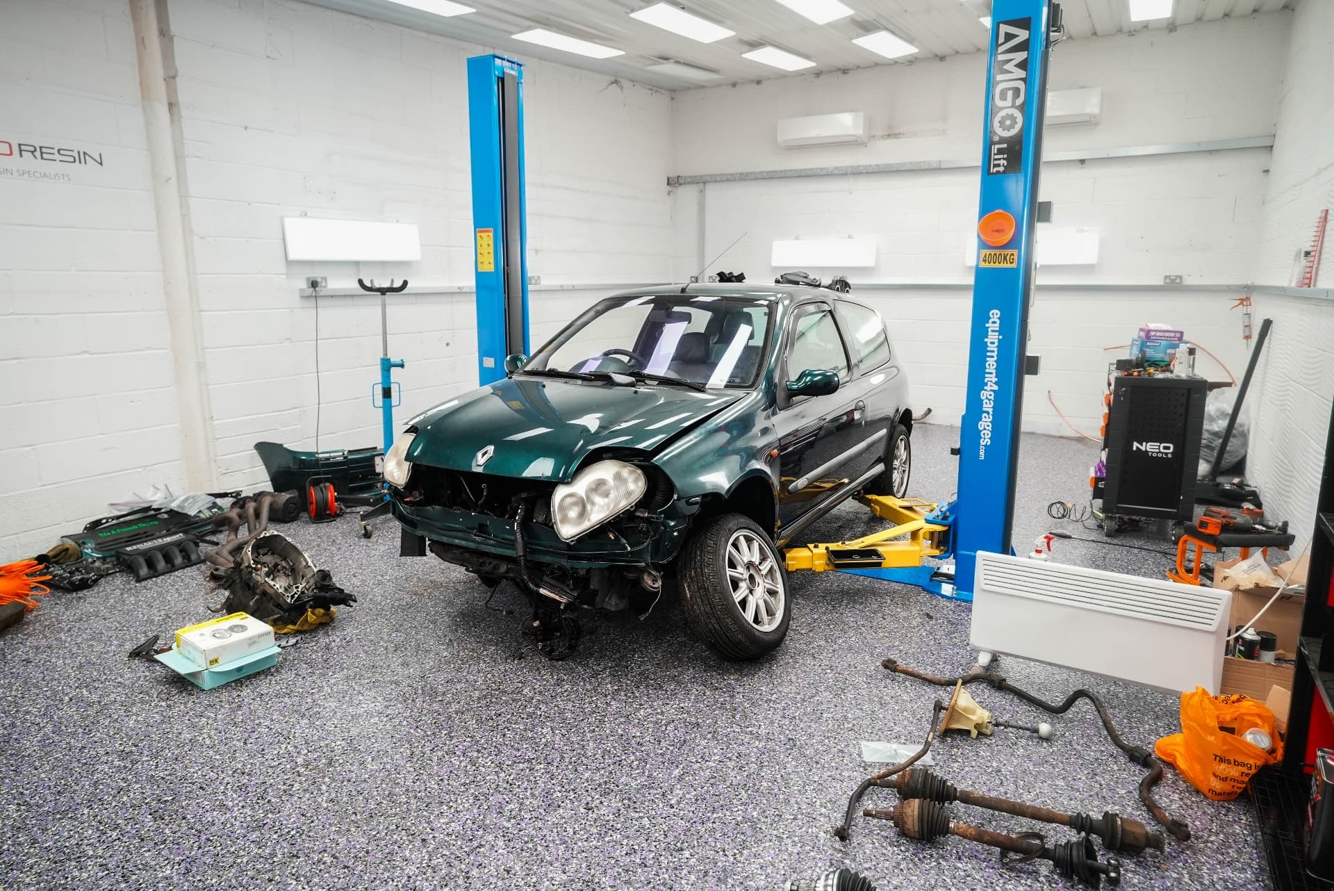 AutoResin gallery hero showing premium resin installations